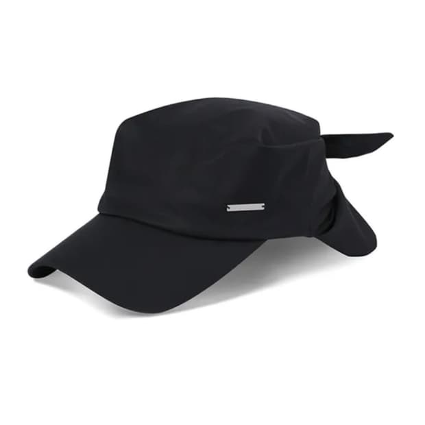 미세키서울 모자 Tie-up scarf bandana cap BLACK