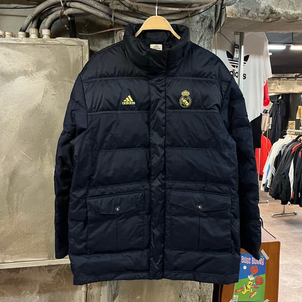 아디다스 레알 마드리드 덕다운 자켓 네이비 105 S  #csz1947