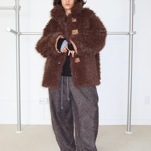 리버시블 퍼자켓