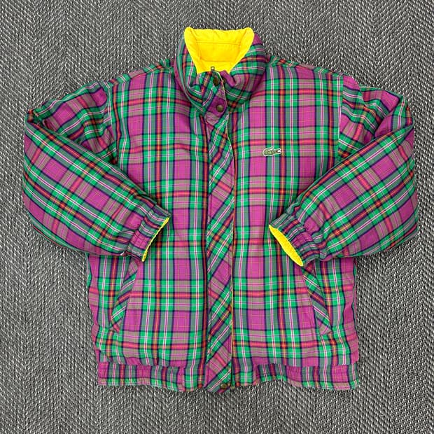 라코스테 구스 양면 패딩