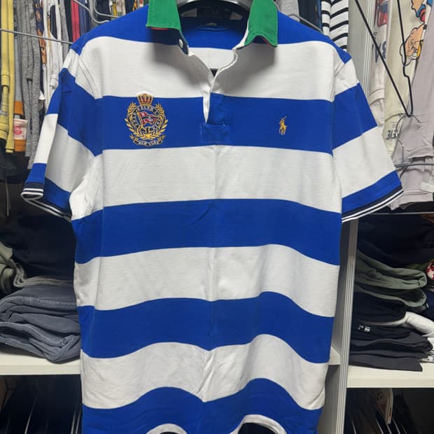 폴로 랄프로렌 럭비반팔티 pk XL