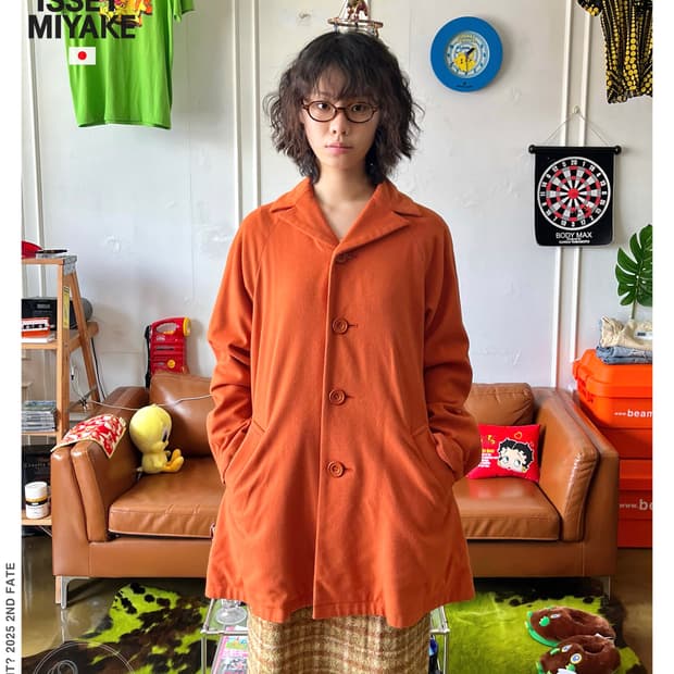 ~1980s I.S by Tsunori Chisato Wool Coat