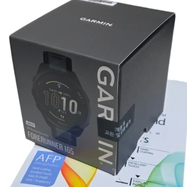 [미개봉] 가민 165 블랙 스마트워치