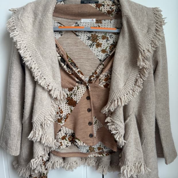 빈티지 히피 모리걸 코디 세트