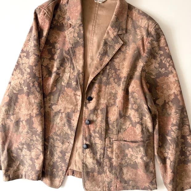 flower patterned jacket