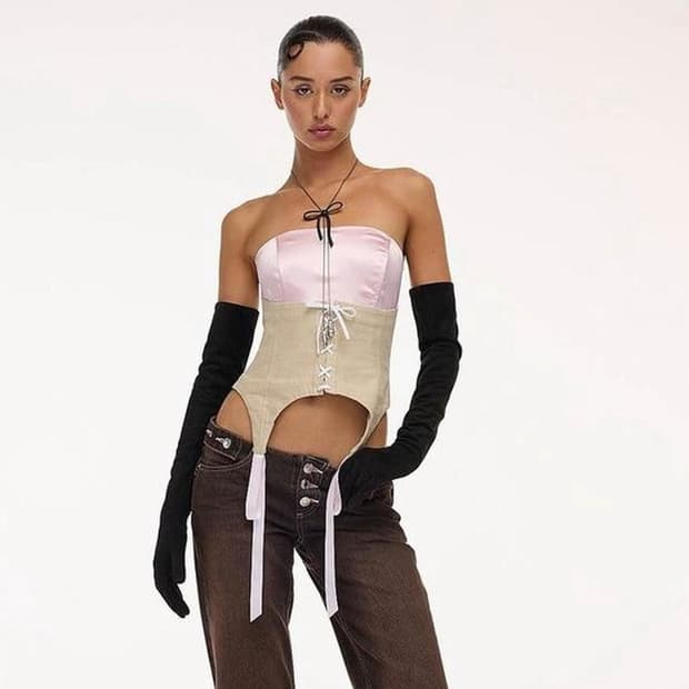 Marc Jacobs × Sandy Liang 코르셋 뷔스티에