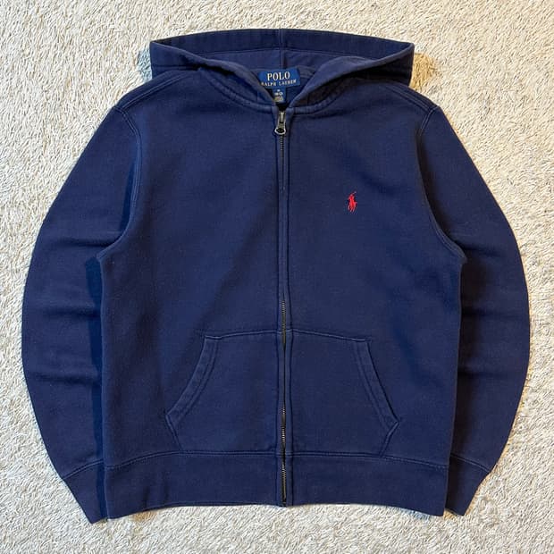 폴로 랄프로렌 신형 레드포니 후드집업 네이비