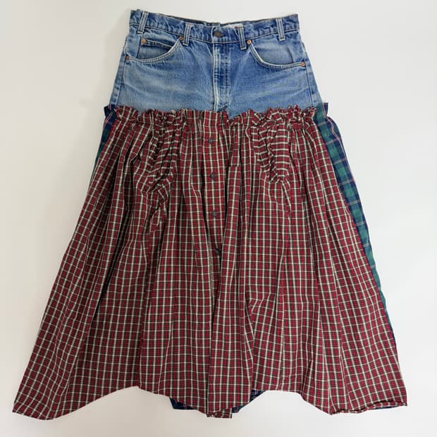 일본 빈티지 리메이크 스커트