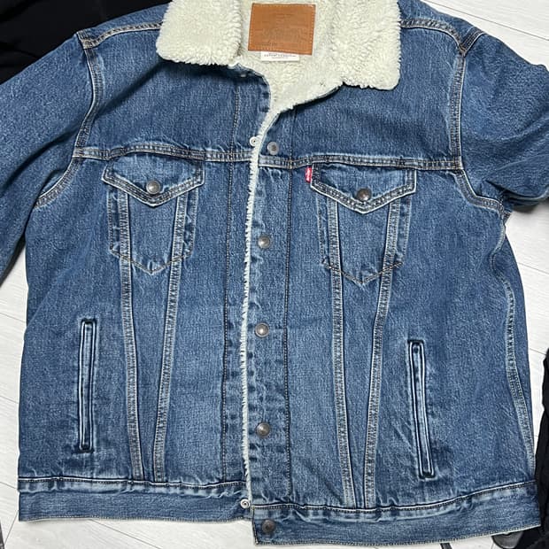 리바이스 쉐르파 데님 자켓 L