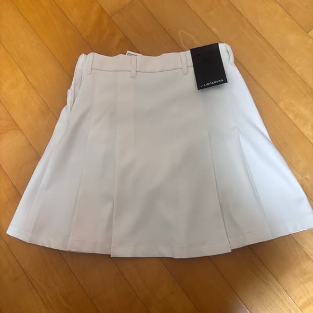 제이린드버그 화이트 플리츠 스커트 xs