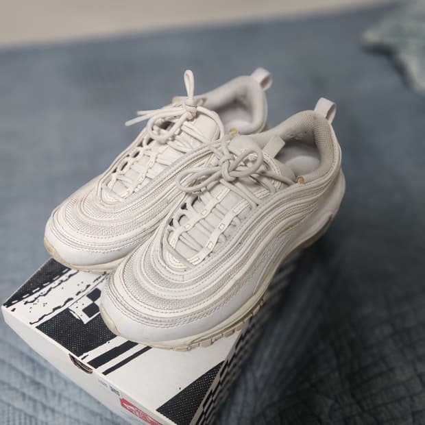 나이키 맥스97 화이트 240팝니다