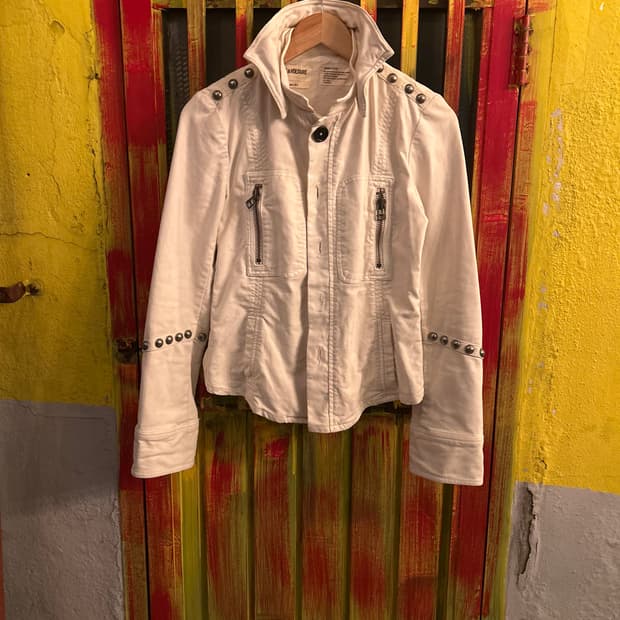 자딕앤볼테르 화이트데님 자켓