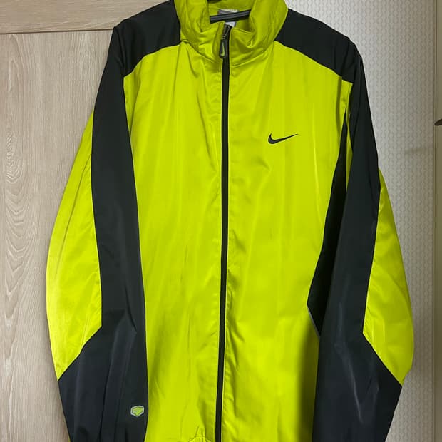 00s 나이키 네온 형광 바람막이 윈드브레이커 올드스쿨 빈티지