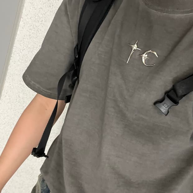 떠그클럽 tc 베이직 티셔츠 그레이