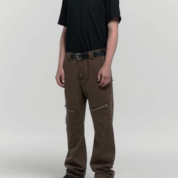 플라스틱프로덕트 MPa 리빌드 포켓 팬츠(brown) M