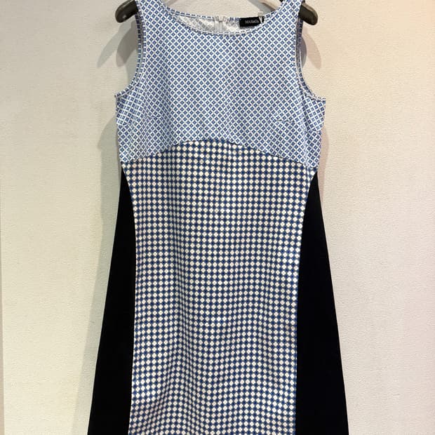 MAX&Co. Slim Side Block Pattern Dress