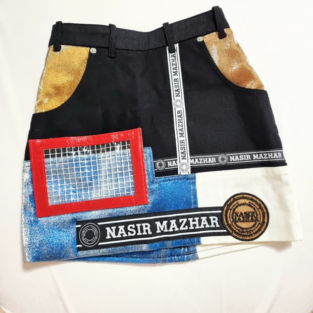 나시르 마자르 멀티컬러 시퀸 스커트 (44) 상태최상/1회착