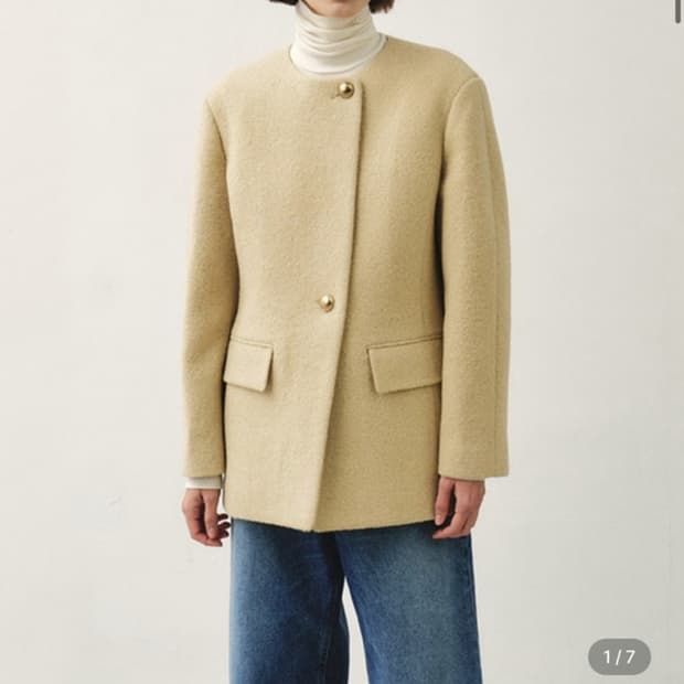 Mohan 모한 노카라 부클 울 코트