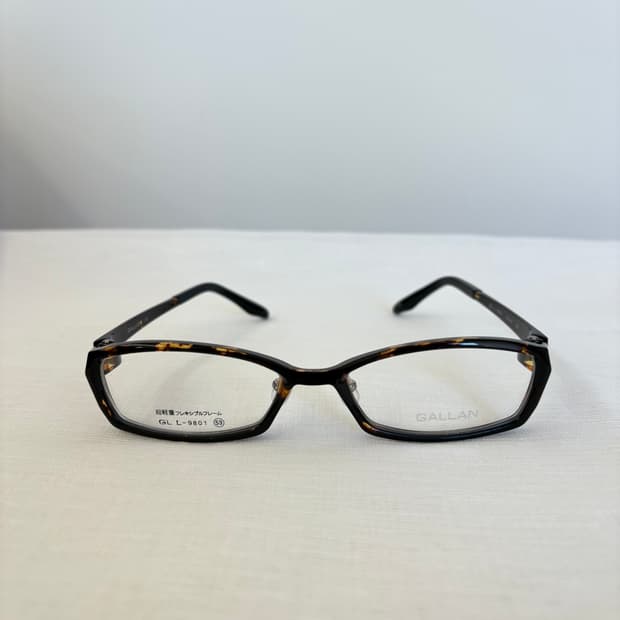 GALLAN 겔랑 호피 뿔테 빈티지안경