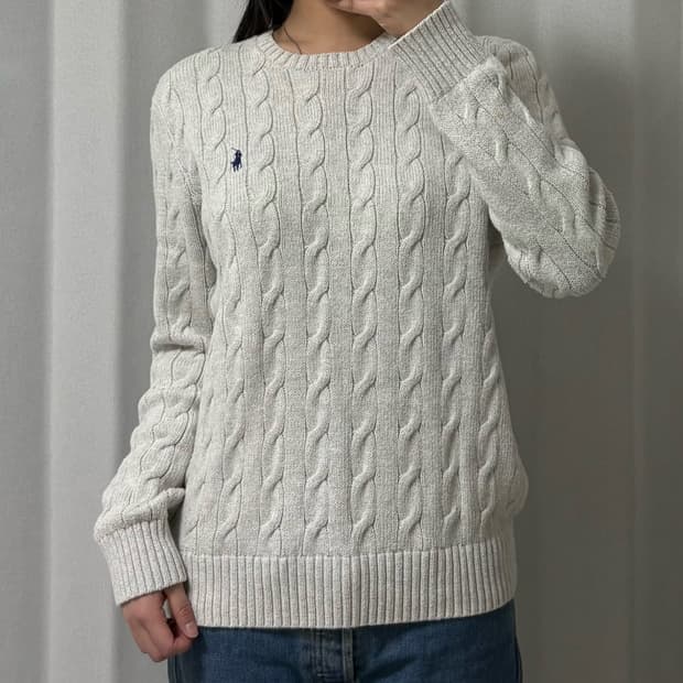 Polo melange knit