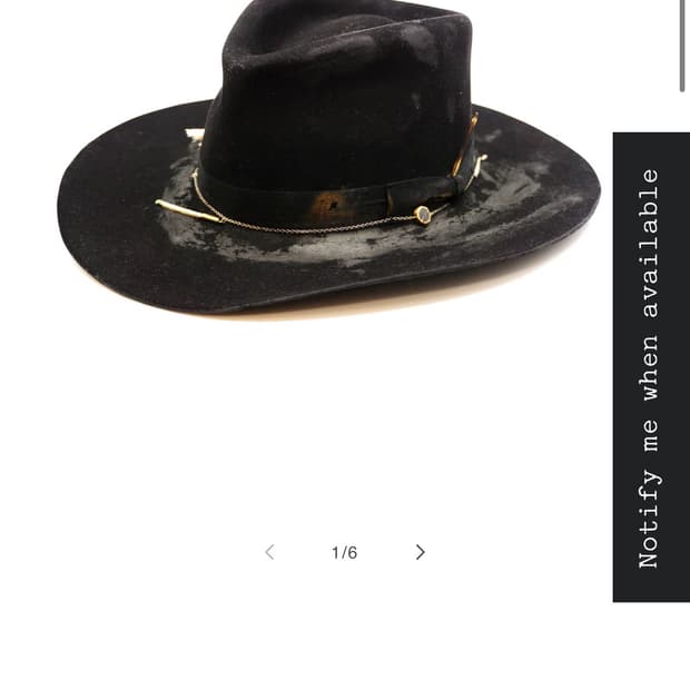 Nick fouquet Vintage hat(Avedon) 닉 푸케