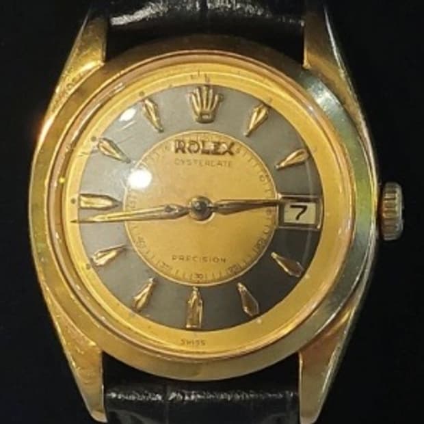 [정품] 롤렉스 오이스터 골드 턱시도 투톤 다이얼 한정판