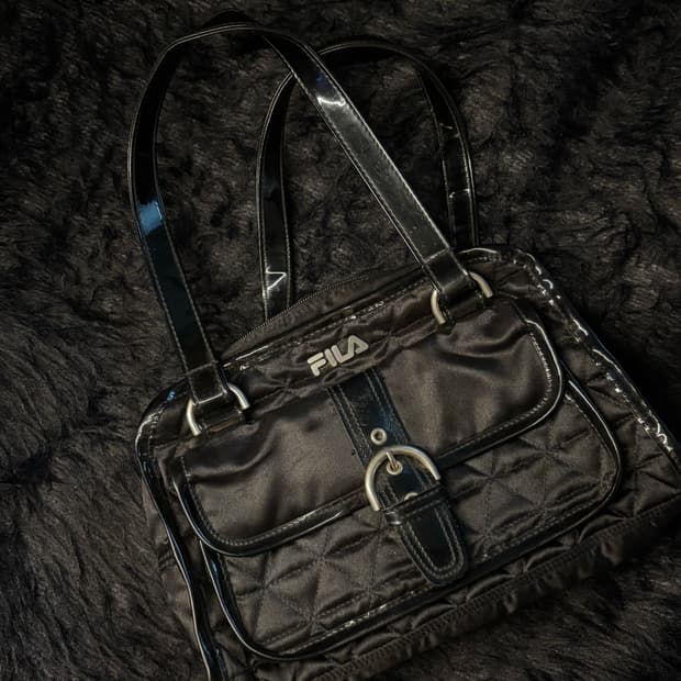 휠라 퀄팅 빈티지 백