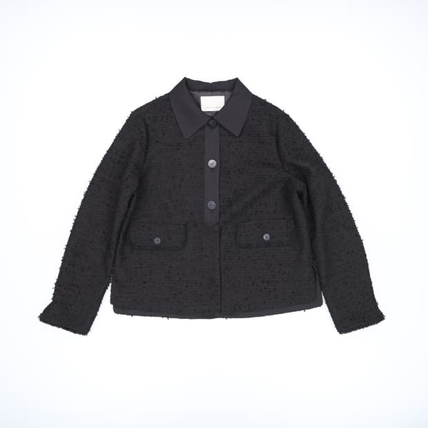 66 보브 여성 울 트위드 자켓 0202H1