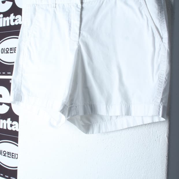 W(XL) 제이크루 반바지 팬츠 치노 무지 화이트-P10555