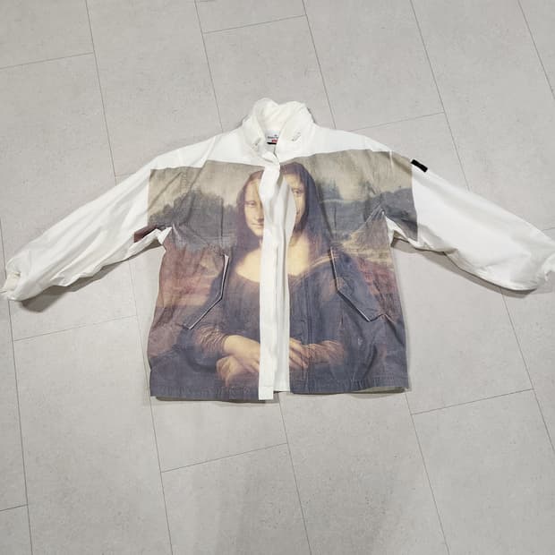 슈프림 x 스톤 아일랜드 코튼 코듀라 쉘 자켓 모나리자 - 22SS