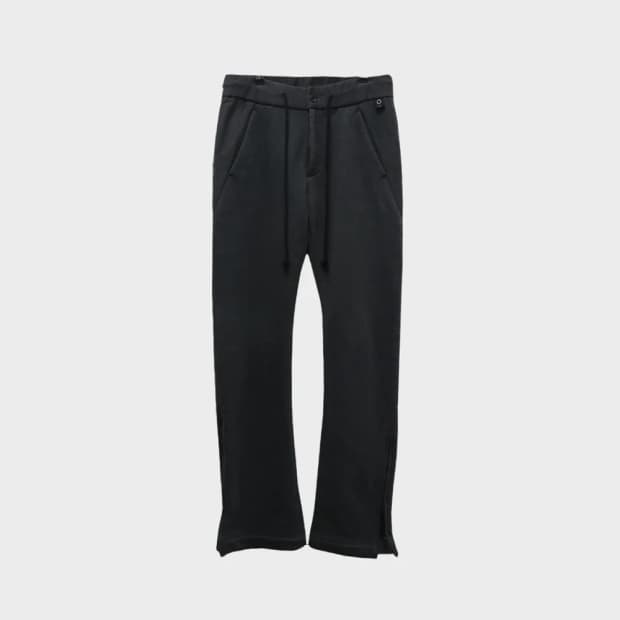 WJK 밑단 지퍼 포인트 코튼 팬츠 60104