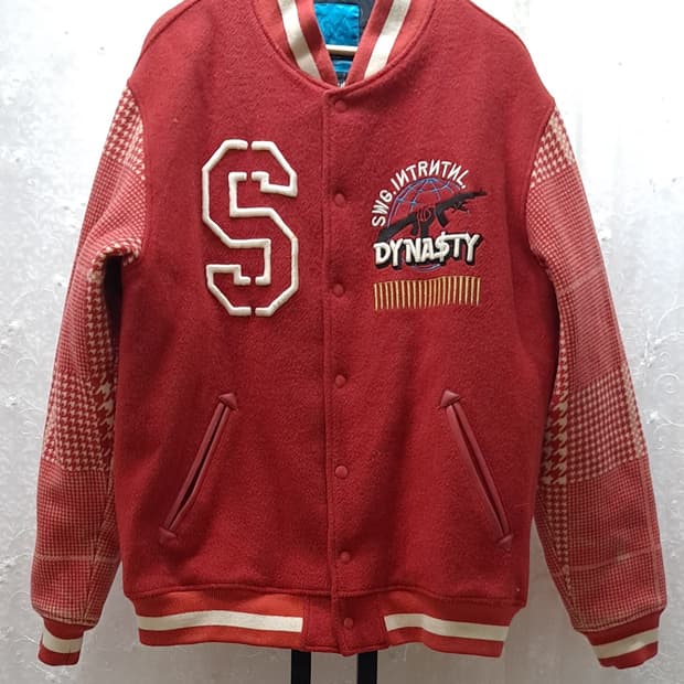 Swagger 울 바시티 자켓