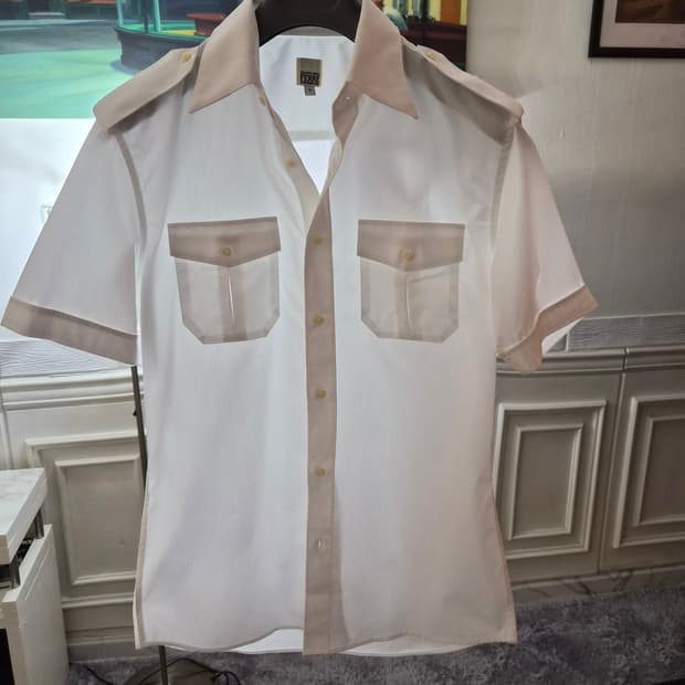 (XL-105) 잔 프랑코 파일럿 반팔 셔츠