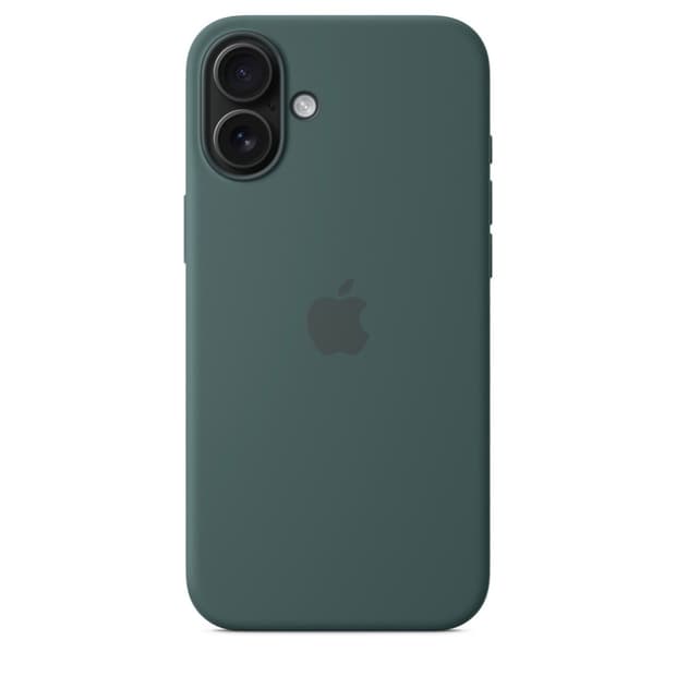 [정품] Apple 아이폰 16plus 맥세이프 실리콘 케이스 레이크그린