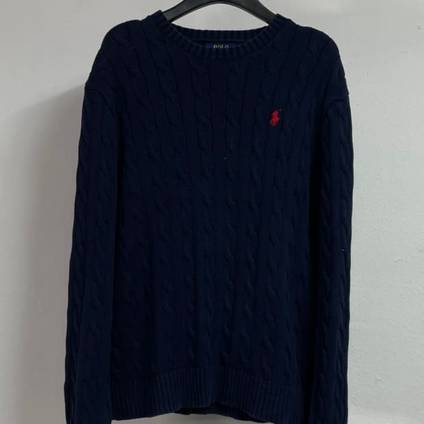  폴로 랄프로렌 네이비 케이블 니트 (on.127)   