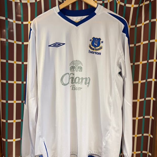 04-05 Umbro 에버튼 긴팔 유니폼 화이트