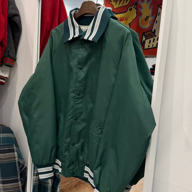 90s Nammet 빈티지 스타디움 새틴 자켓 (made in USA)
