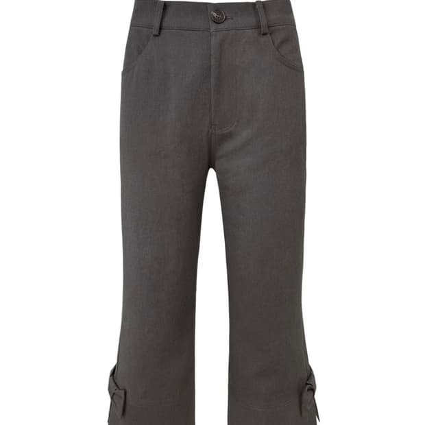 체메씨 보우 카프리 팬츠(챠콜) 레귤러