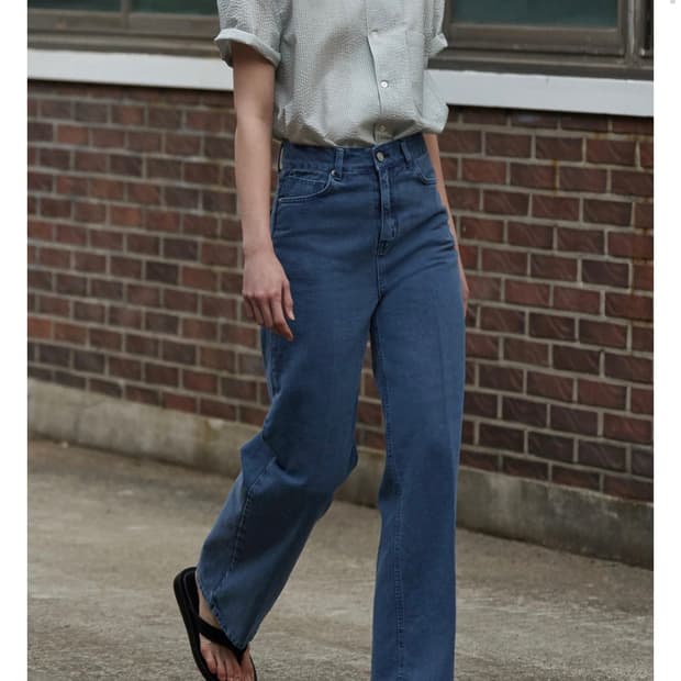 앤니즈 dyed garment denim