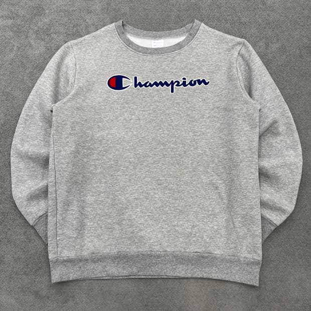 F 챔피온 리버스위브 스웻셔츠 회색