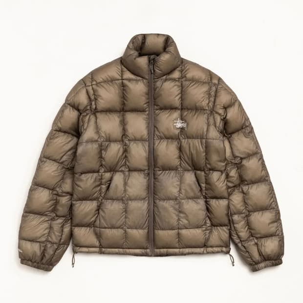 스투시 미드웨이트 퍼퍼 토프색상 M