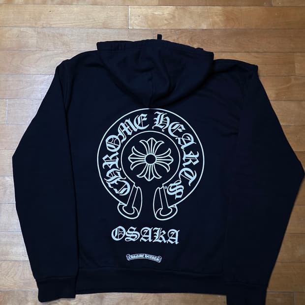 [새상품급,M]크롬하츠 홀스슈 오사카 후드티 블랙