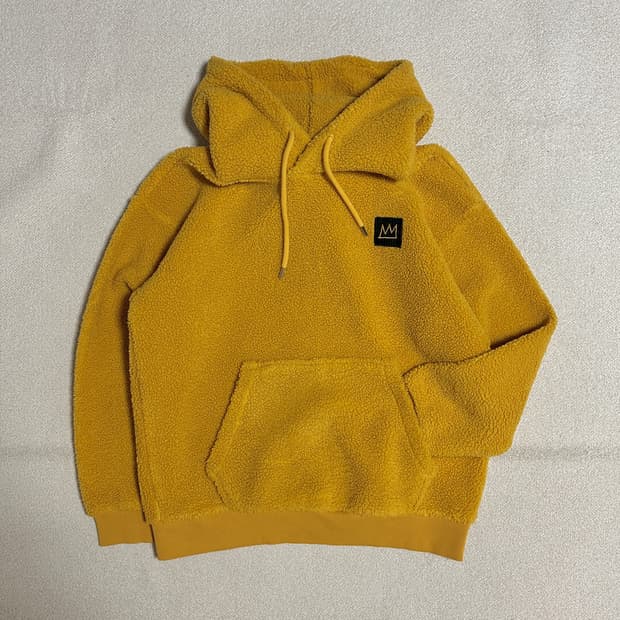 장 미쉘 바스키아 X 클라이드앤 뽀글이 양털 후드티