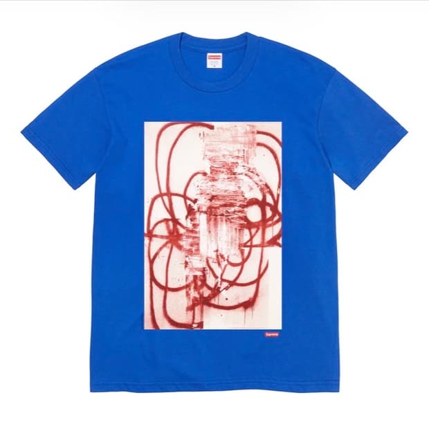 (M)슈프림 21FW Christopher Wool 티셔츠 로얄
