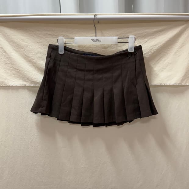 브랜디멜빌 핀턱 미니스커트brown