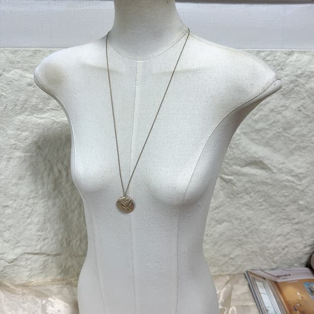 빈티지 마테 해머링 목걸이