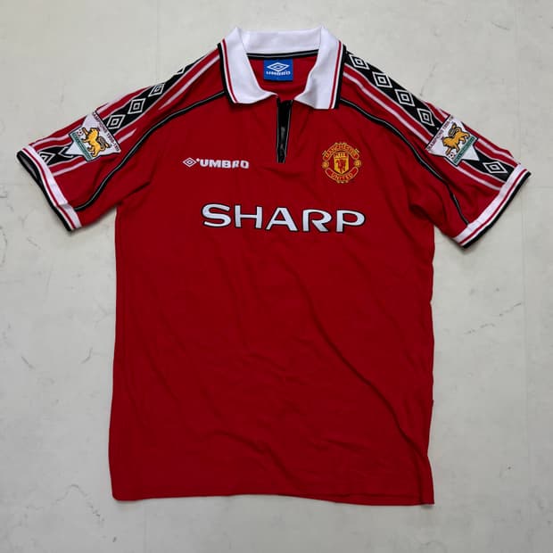 맨유 데이비드 베컴 유니폼 98 00 트레블 시즌