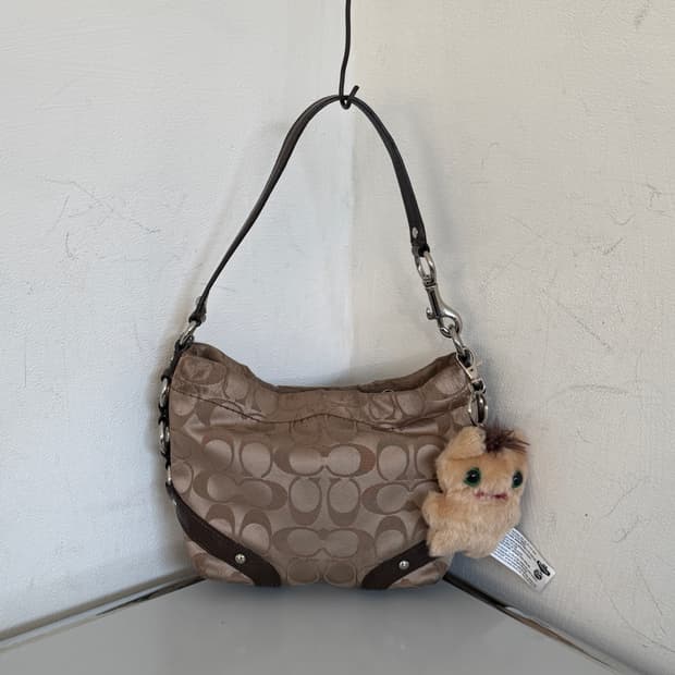 Coach siganture logo mini bag