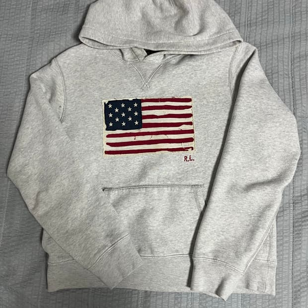 폴로 성조기 후드 단품