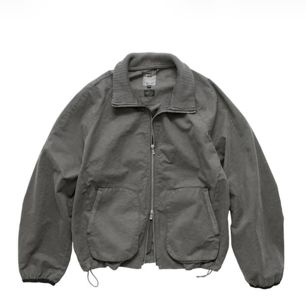 (2) 폴리테루 립 자켓 세이지그레이